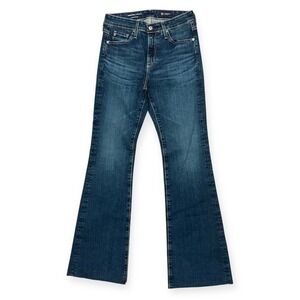 AG Adriano Goldschmied‎ Farrah Boot Jeans Japanese Denim Raw Hem Sz 27 x 32